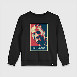 Свитшот хлопковый детский Кавай, цвет: черный