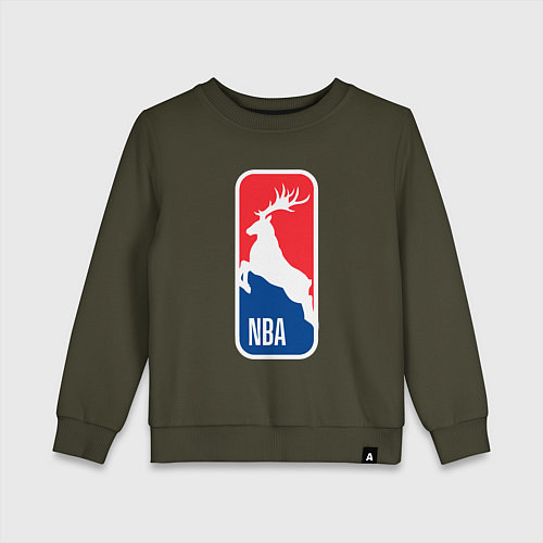 Детский свитшот NBA Bucks / Хаки – фото 1