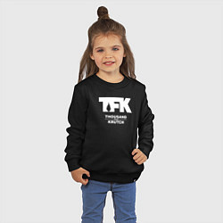 Свитшот хлопковый детский Thousand Foot Krutch - logo, цвет: черный — фото 2