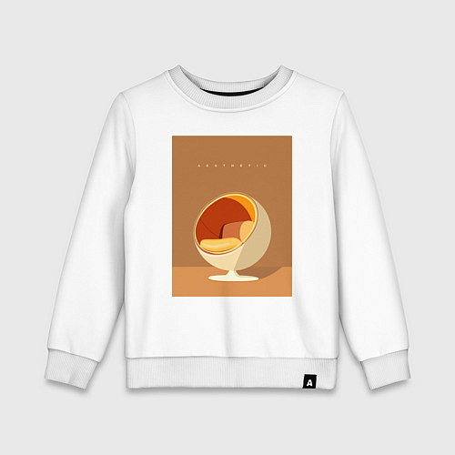 Детский свитшот Эстетика / Белый – фото 1
