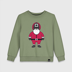 Детский свитшот Squid game Santa