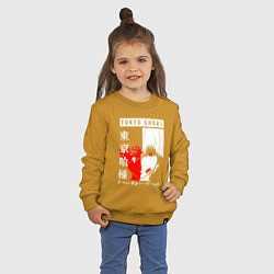 Свитшот хлопковый детский Токийский Гуль 1000-7, цвет: горчичный — фото 2