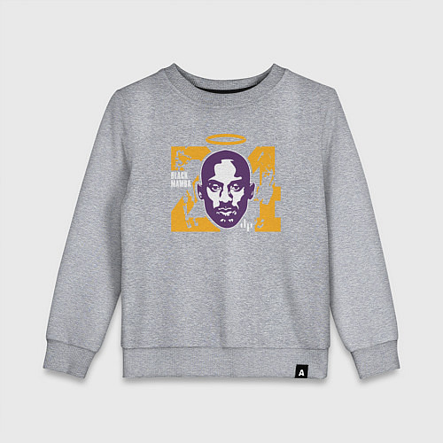 Детский свитшот Black mamba 24 / Меланж – фото 1