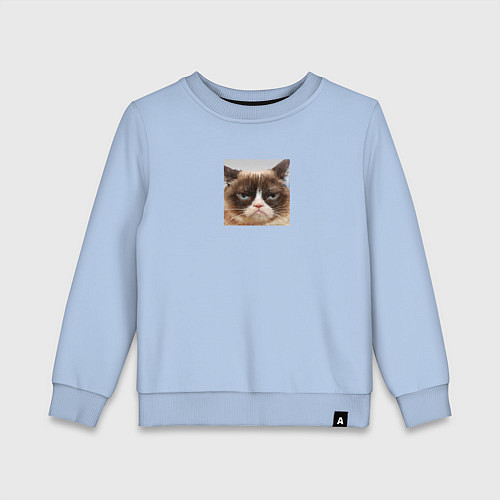 Детский свитшот Сердитая Кошка для пары / Мягкое небо – фото 1