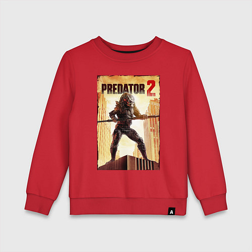 Детский свитшот Predator 2 / Красный – фото 1