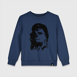 Свитшот хлопковый детский Star wars - Chewie Guevara, цвет: тёмно-синий