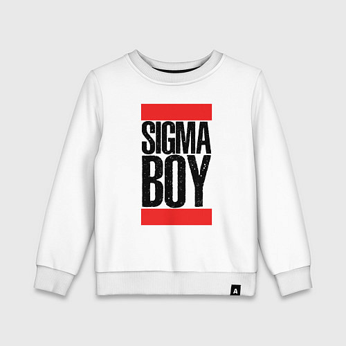 Детский свитшот Sigma boy / Белый – фото 1