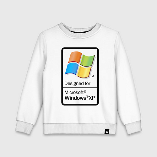Детский свитшот Предназначен для xp / Белый – фото 1