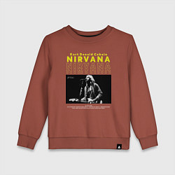 Детский свитшот Курт Кобейн Nirvana