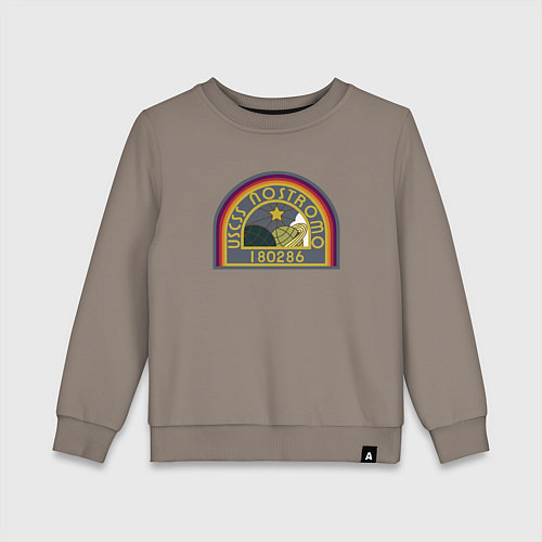 Детский свитшот USCSS The Nostromo 1979 / Утренний латте – фото 1