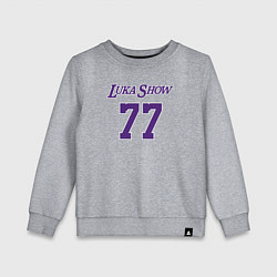 Свитшот хлопковый детский Luka show 77, цвет: меланж