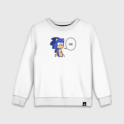 Детский свитшот Персонаж Соник