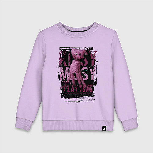 Детский свитшот Кисси Мисси из Poppy Playtime / Лаванда – фото 1