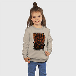 Свитшот хлопковый детский Пеклопёс DogDay из Poppy Playtime, цвет: миндальный — фото 2