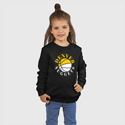 Свитшот хлопковый детский Denver Nuggets sport, цвет: черный — фото 2