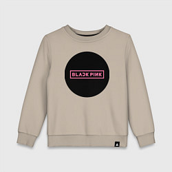 Детский свитшот Blackpink logotype - group of South Korea