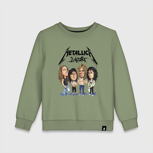 Детский свитшот Metallica juniors - cartoon / Авокадо – фото 1