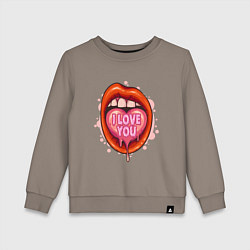 Детский свитшот I love you