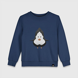 Детский свитшот Cartoon penguin character