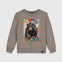 Детский свитшот Monkey color