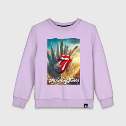 Детский свитшот Rolling Stones - logo-guitar