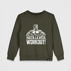Детский свитшот Arnold - hasta la vista workout