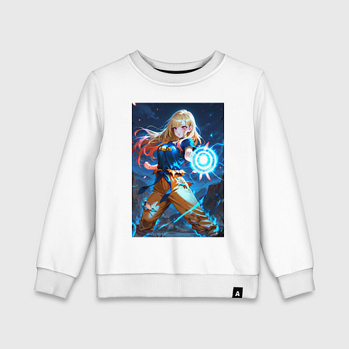 Детский свитшот Марин Китагава косплей Dragon Ball / Белый – фото 1