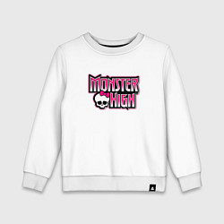 Детский свитшот Monster High надпись