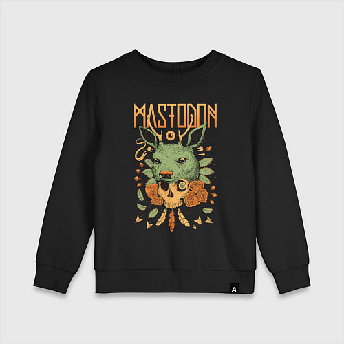 Детский свитшот Mastodon - Skull / Черный – фото 1