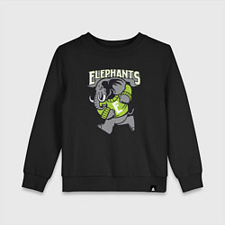 Детский свитшот Elephants run