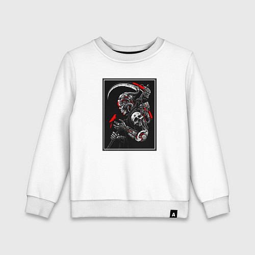 Детский свитшот Самурай ронин / Белый – фото 1