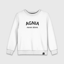 Детский свитшот Agnia - never alone
