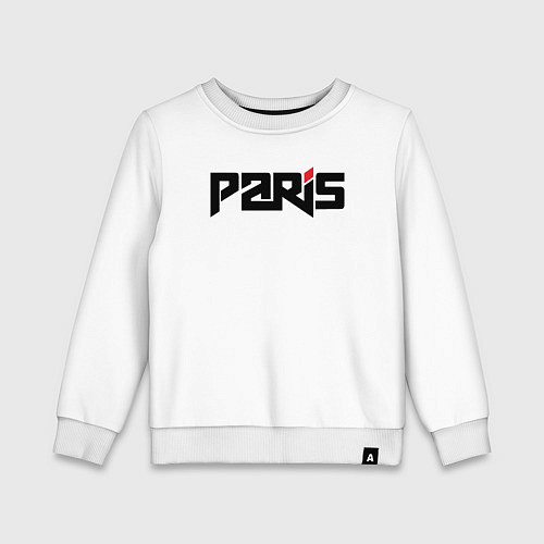 Детский свитшот City Paris / Белый – фото 1