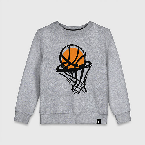 Детский свитшот Точно в кольцо / Меланж – фото 1