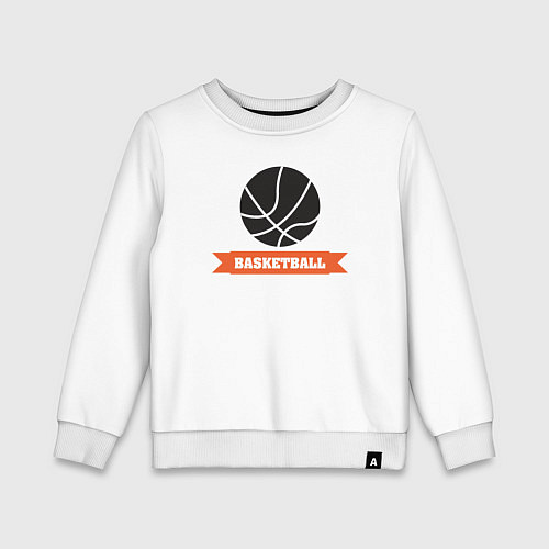 Детский свитшот Basket play / Белый – фото 1