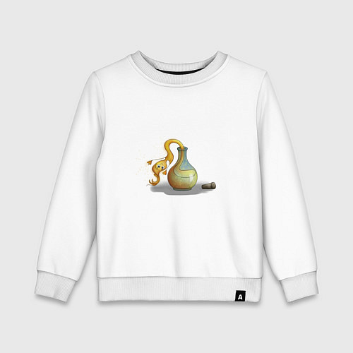 Детский свитшот Сбежавшее зелье / Белый – фото 1