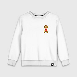 Детский свитшот Значок 80 лет победы