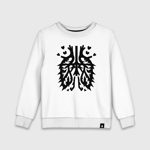 Детский свитшот Легкие любви с шипами / Белый – фото 1