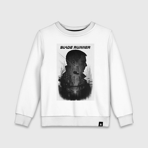Детский свитшот Blade runner 1982 / Белый – фото 1