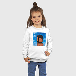 Свитшот хлопковый детский Drake Nothing Was the Same, цвет: белый — фото 2