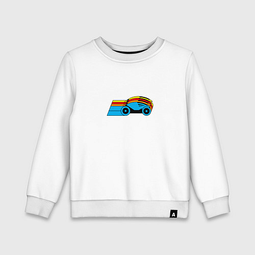 Детский свитшот Tron motorbike / Белый – фото 1