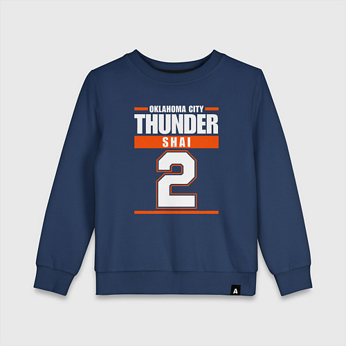Детский свитшот Shai - Oklahoma Thunder / Тёмно-синий – фото 1