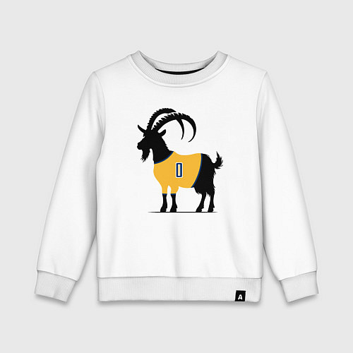 Детский свитшот Haliburton goat / Белый – фото 1