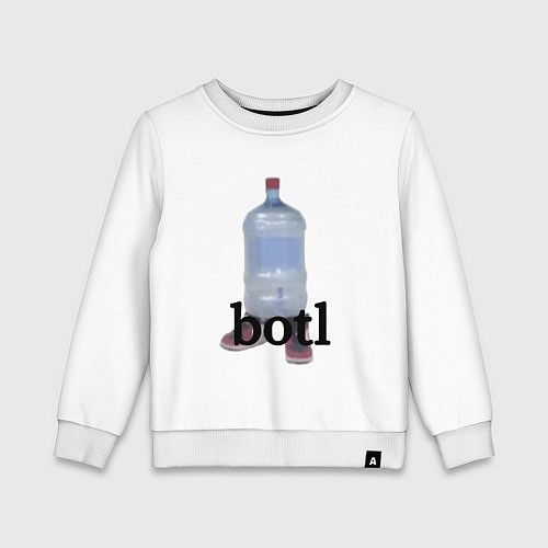 Детский свитшот Botl Meme / Белый – фото 1
