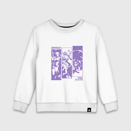 Детский свитшот Amphoreus Women / Белый – фото 1