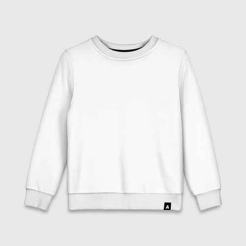 Детский свитшот Angel Glow simple - киберпанк / Белый – фото 1