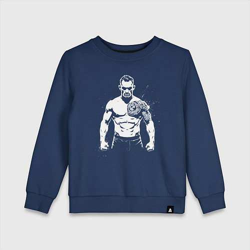 Детский свитшот Тони Фергюсон / Тёмно-синий – фото 1