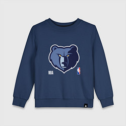 Свитшот хлопковый детский Memphis Grizzlies - basketball, цвет: тёмно-синий