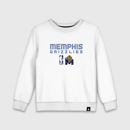 Детский свитшот Memphis Grizzlies - basketball NBA / Белый – фото 1