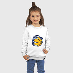 Свитшот хлопковый детский Memphis Grizzlies, цвет: белый — фото 2